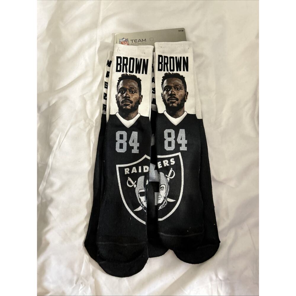 NFL youth socks Antonio Brown # 84 Raiders Boys 13, 1-3